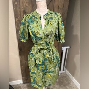 Boden button up dress
